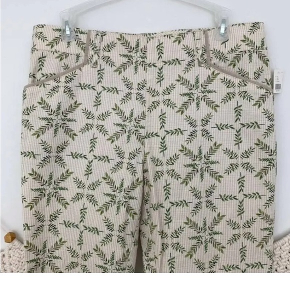Cartonnier Charlie Trouser capris Size 4 botanical pattern - Picture 11 of 13